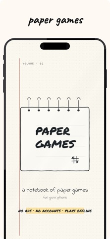 PaperGames - Offline Games Screenshot 1 of 5