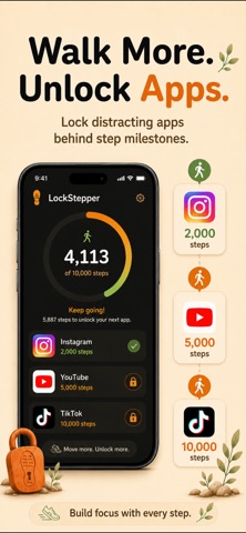 LockStepper: Walk & Unlock Screenshot 1 of 4