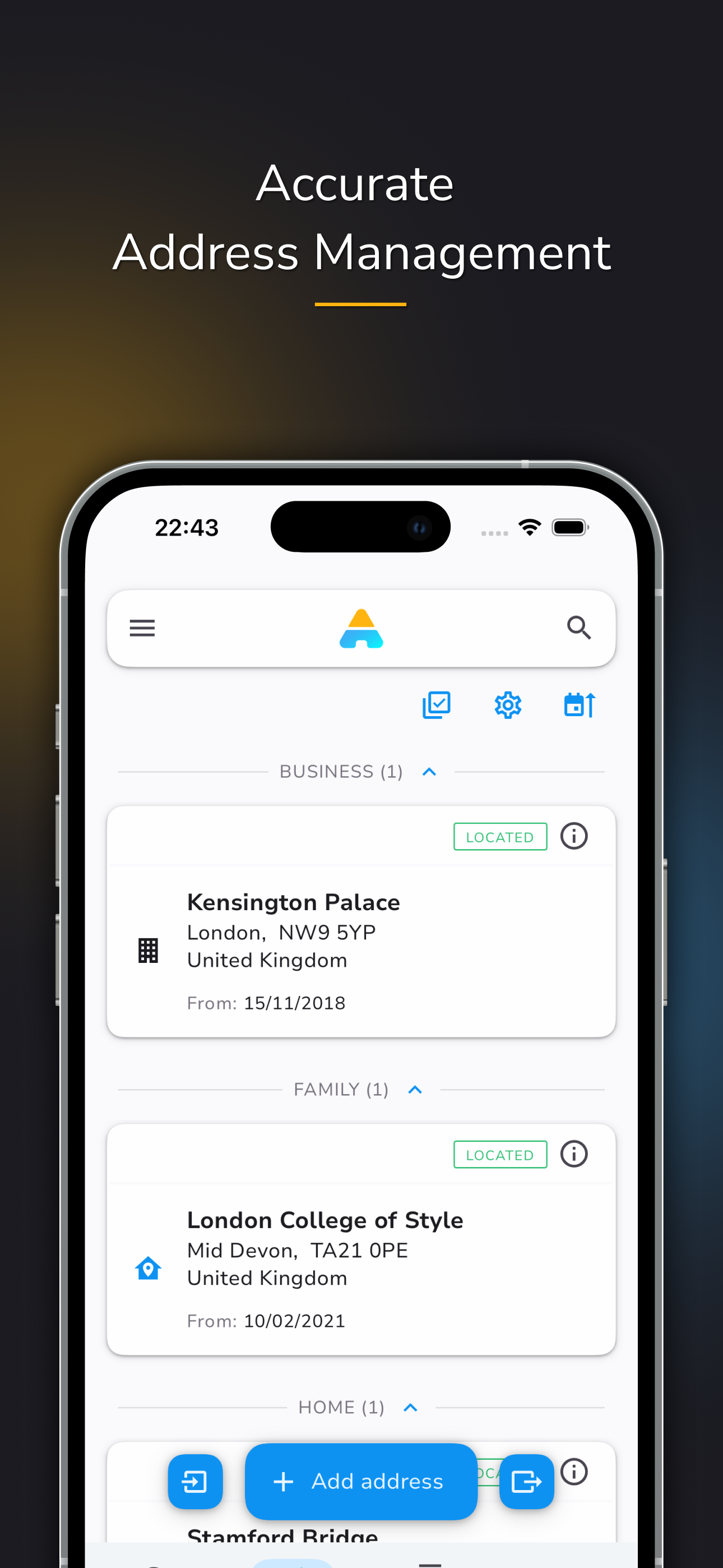 Address Archive: Secure Vault