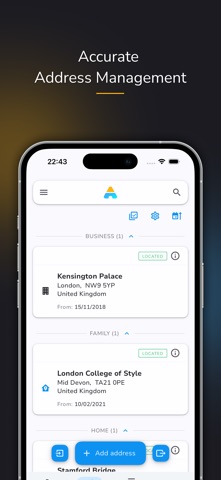 Address Archive: Secure Vault iPhone screenshot