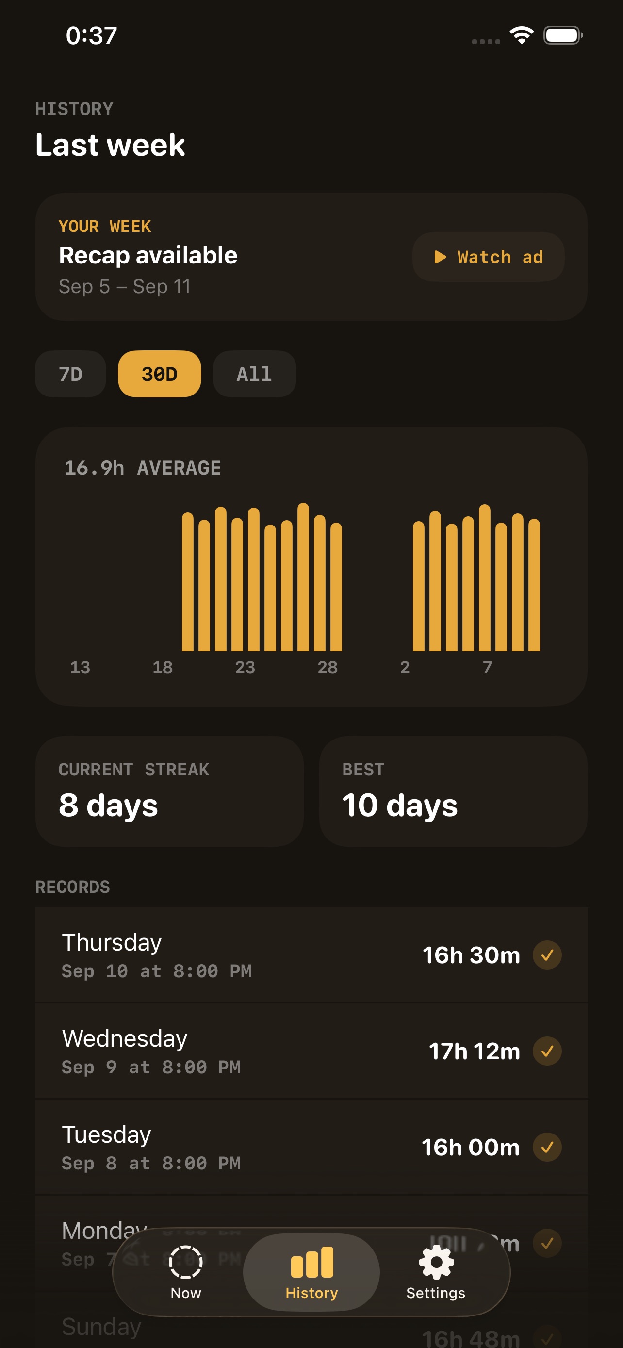 Screenshot 3 of Guided Fasting