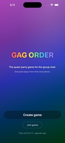 Gag Order: Party Game screenshot 1