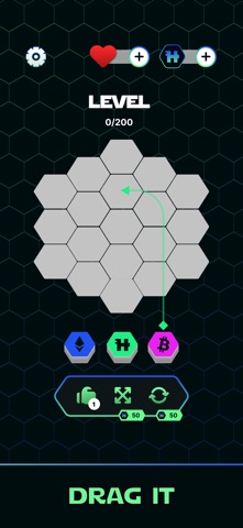Hexa Sort: Match Three Crypto Screenshot 2 of 8