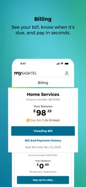 mySASKTEL screenshot 2