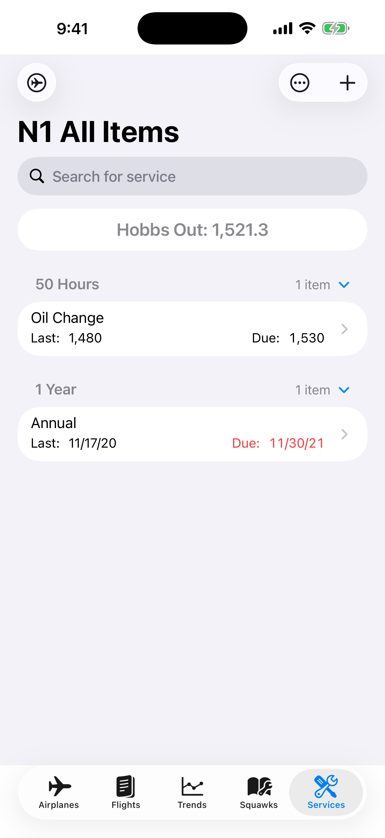 aeroLogbook