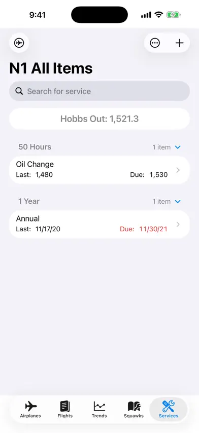 aeroLogbook screenshot 5