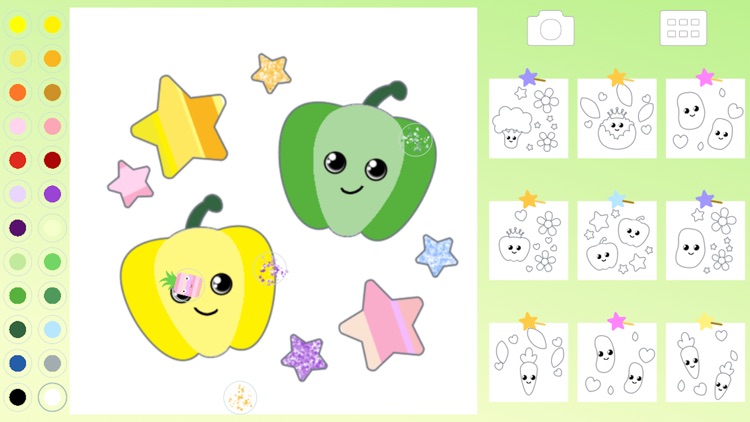 Vegetable Coloring Kid Toddler screenshot-7