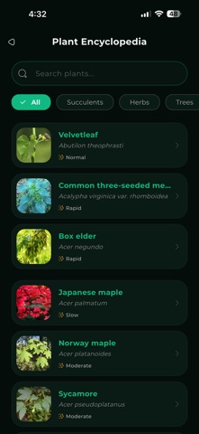 Plant Identifier & Care - AI iPhone screenshot