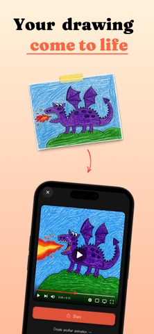 Animate my Drawing: AI Cartoon Screenshot 1 of 2