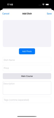 Menu Maker - Designer, Creator screenshot 1