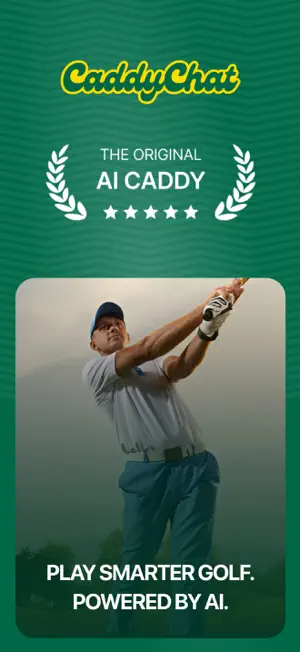 CaddyChat Voice AI Golf Caddie screenshot 1