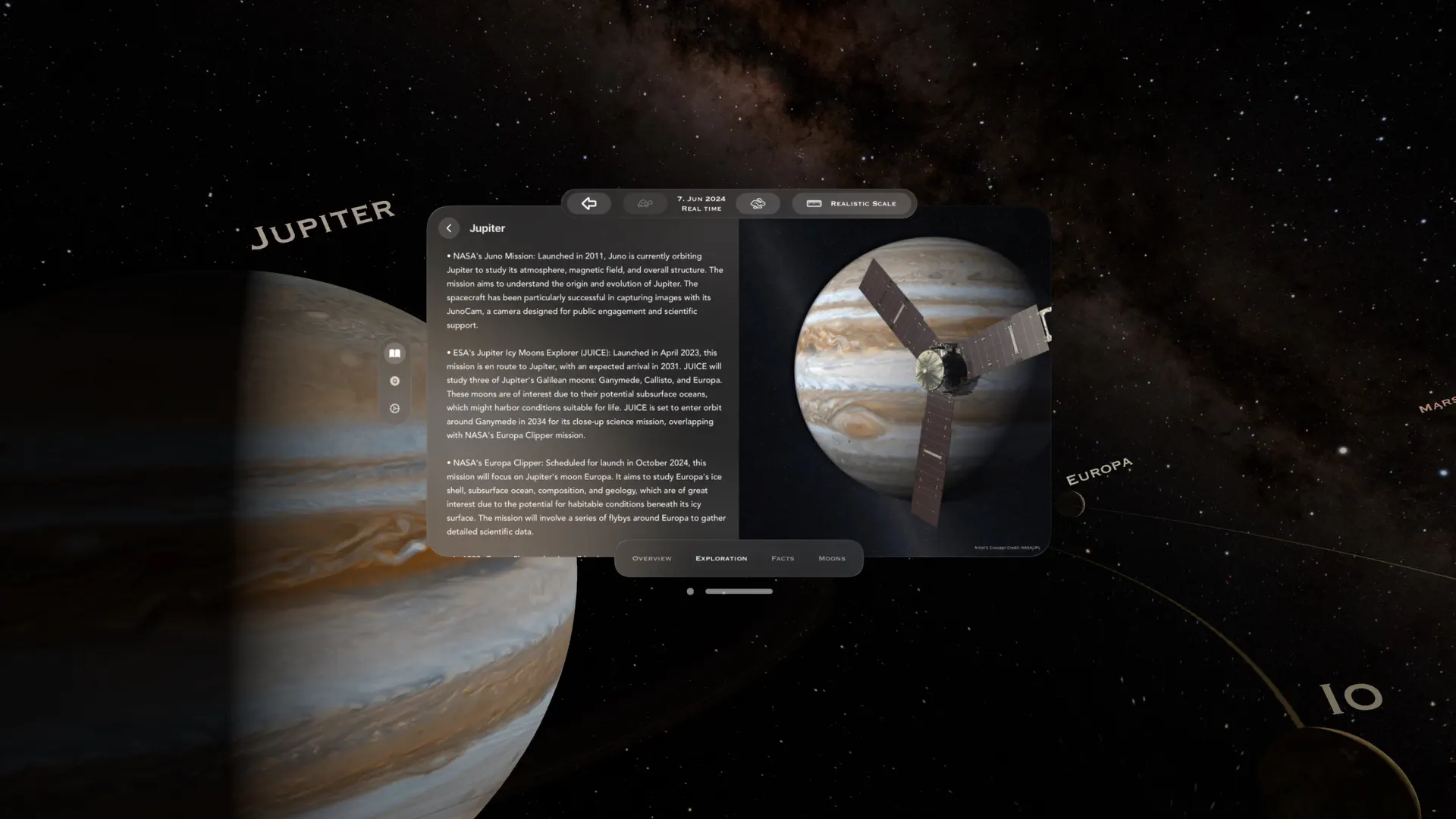 GalacticAR: Space Sim & Quiz screenshot 2