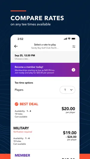 Supreme Golf: Book Tee Times screenshot 3
