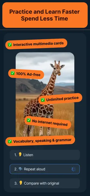Practice: Language Flashcards screenshot 2