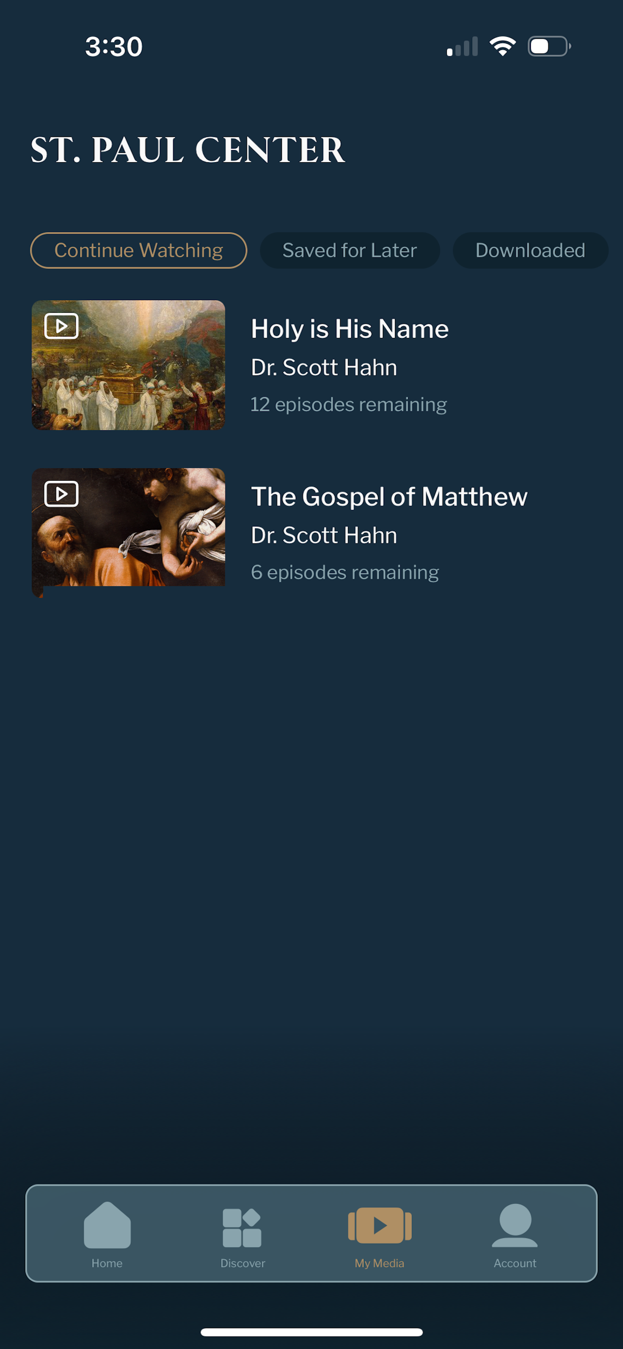 St. Paul Center: Bible Study