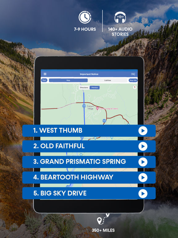 Screenshot #5 pour Yellowstone Audio Tour Guide