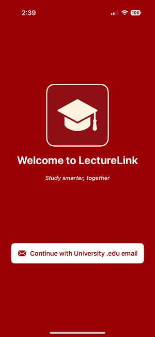 LectureLink Screenshot 1 of 7