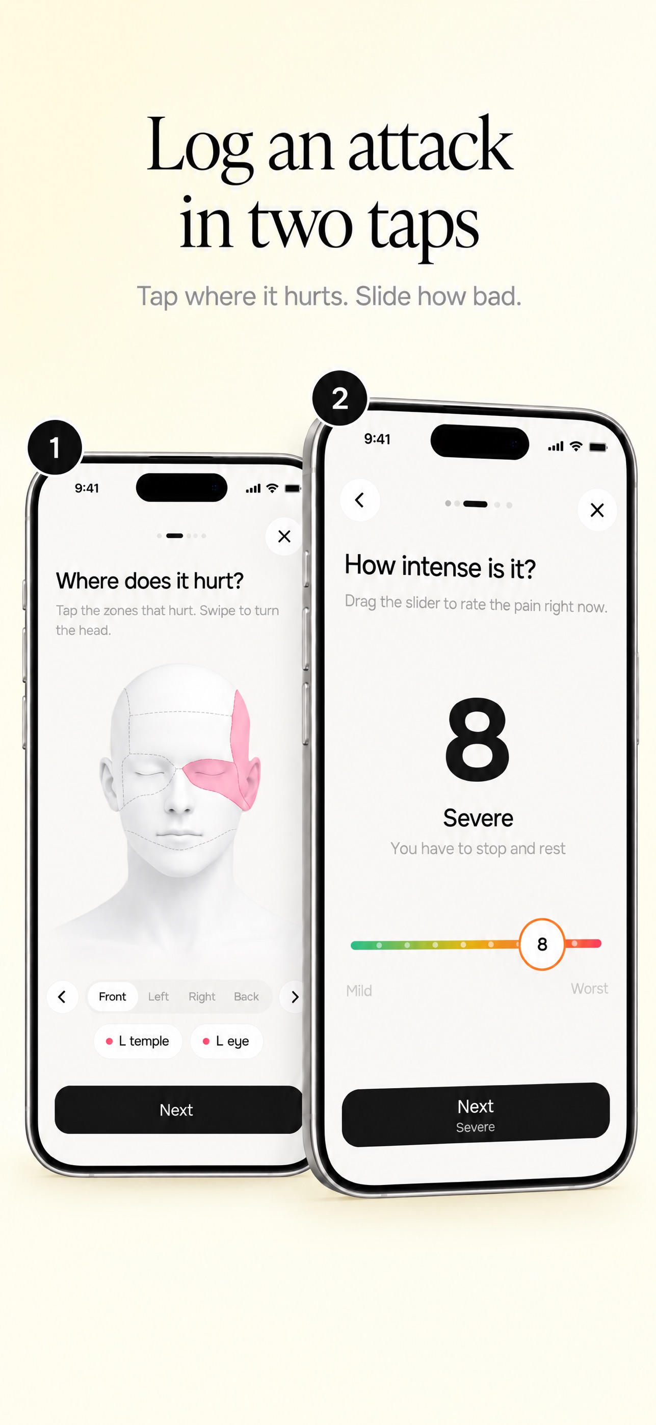Screenshot 4 of Headrest: Migraine Tracker