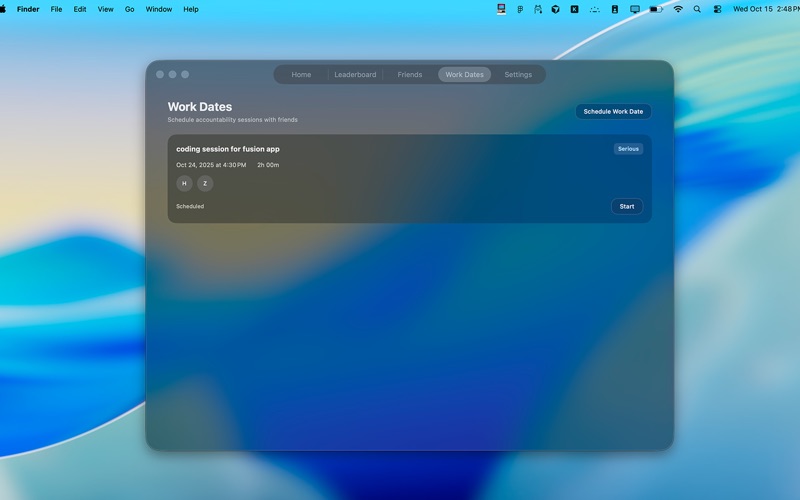 App screenshot