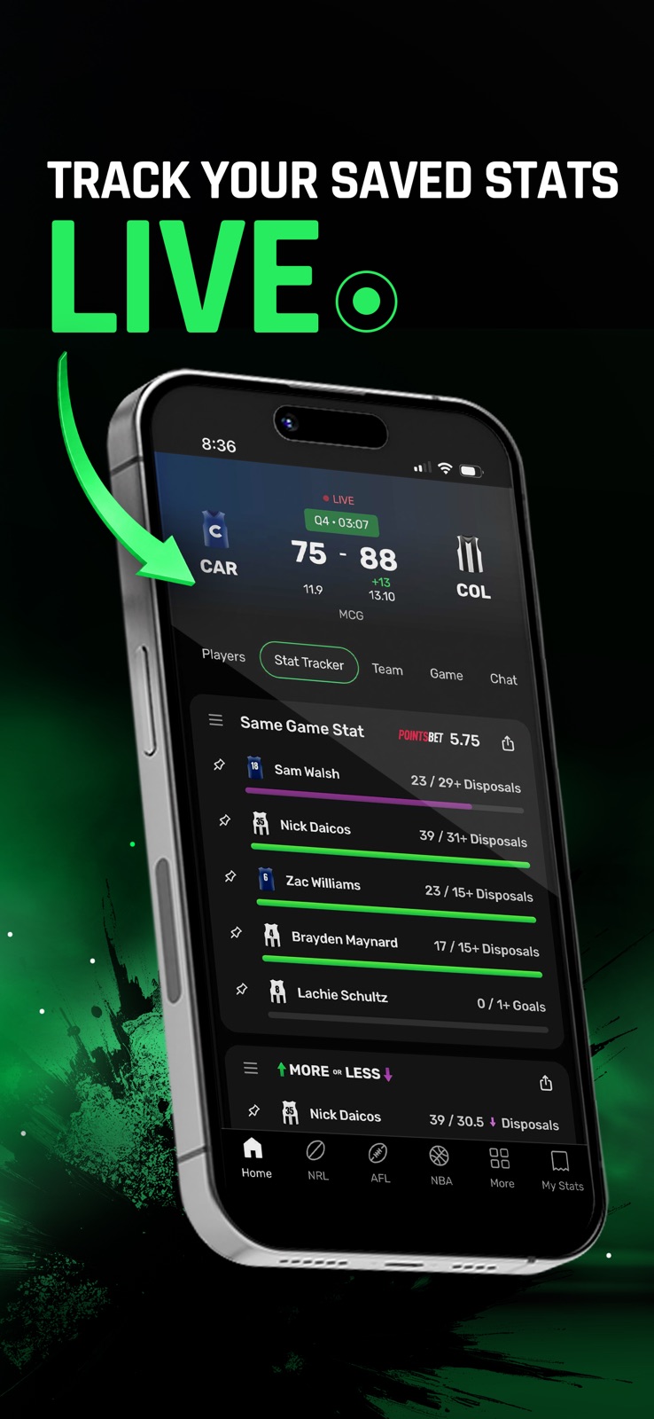 StatMate: Stats & Live Scores iphone screenshot 3
