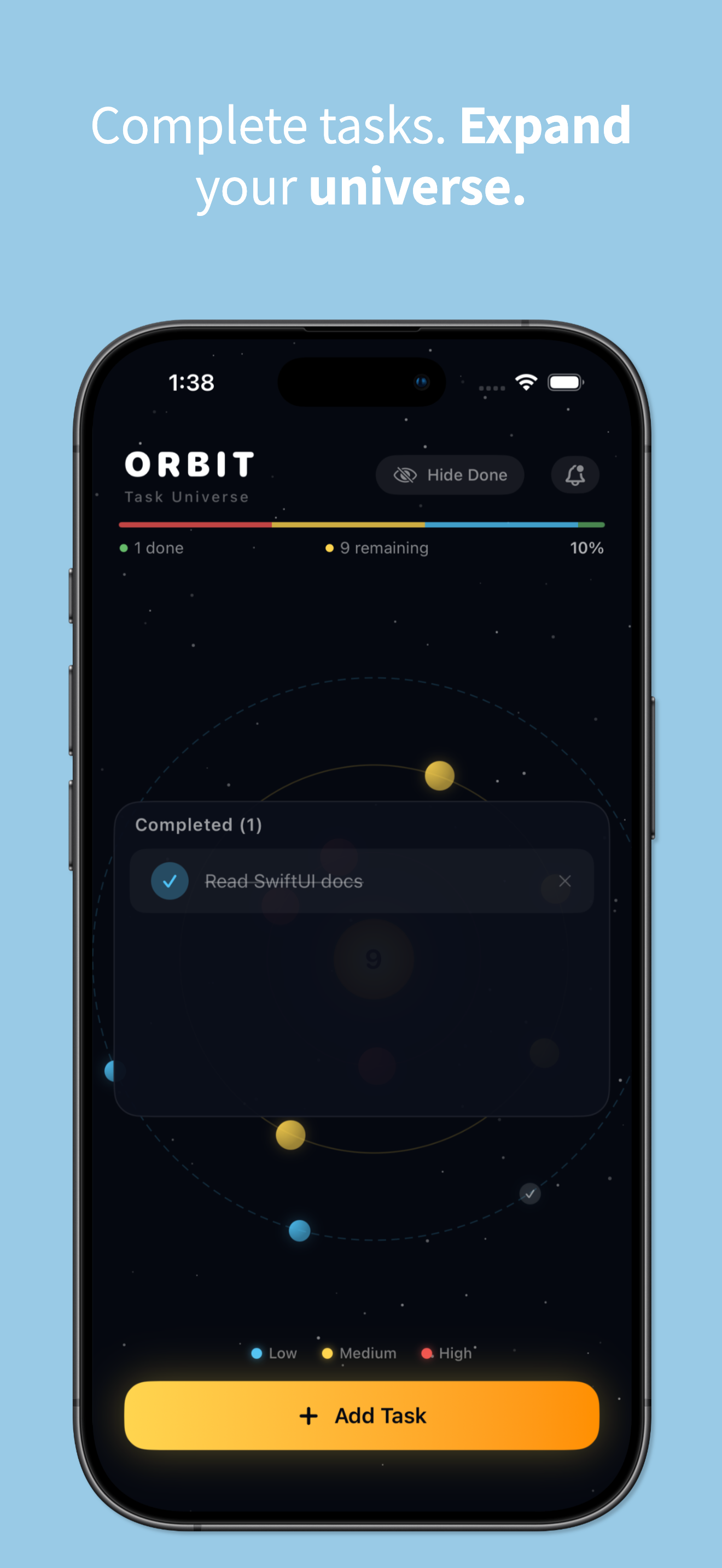Daily Planner & To-Do - Orbit