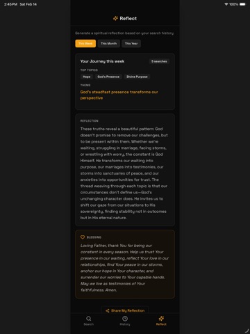 BibleIt - Ask the Bible iPad screenshot