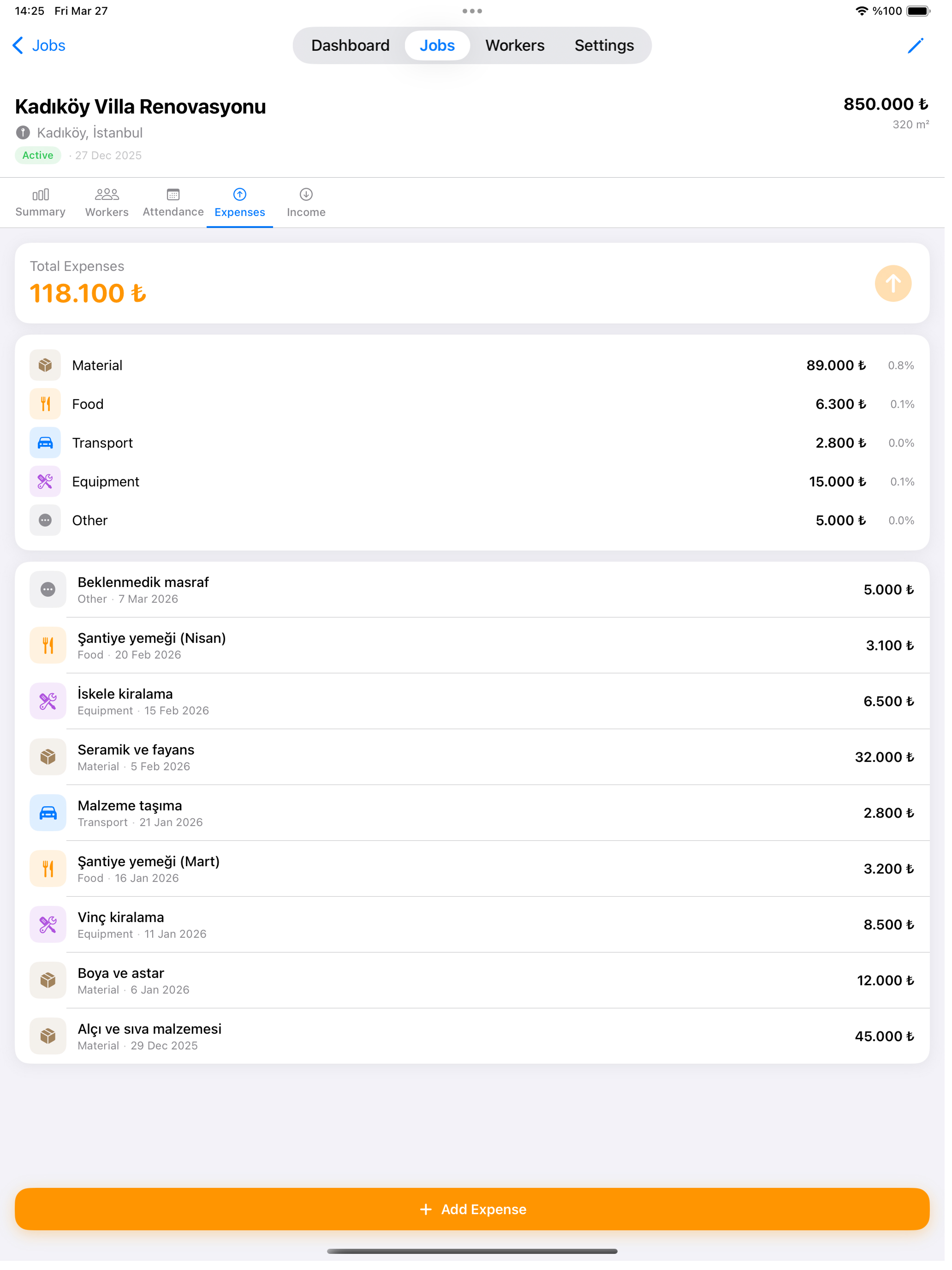 Puantaj & Work Tracking