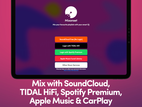 Mixonset: Music Clip DJ Mixer iPad app afbeelding 2