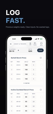 FORGE - Workout Planner Screenshot 1 of 5