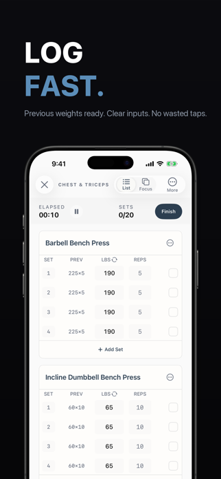 FORGE - Workout Planner Screenshot 1 of 5