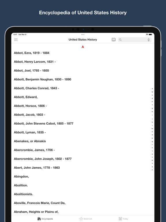 Screenshot #4 pour US History Encyclopedia