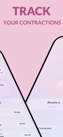 Contraction tracker & timer screenshot
