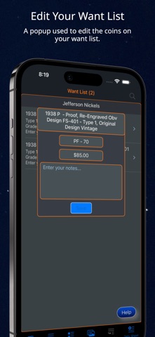 Jefferson Nickel iPhone screenshot