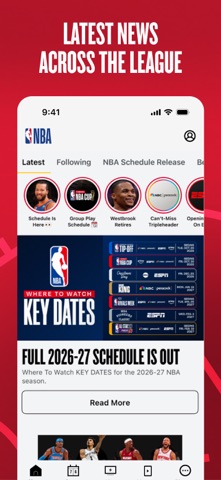 NBA: Live Games & Scores screenshot 2