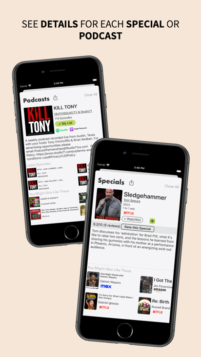 Jester: Stand-Up Comedy iPhone screenshot 4 - Entertainment app