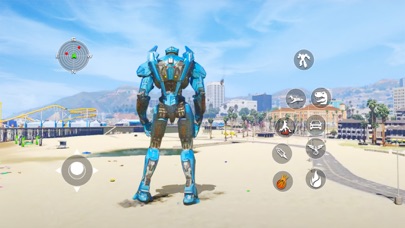 Real Robot Car Transform Game Screenshot