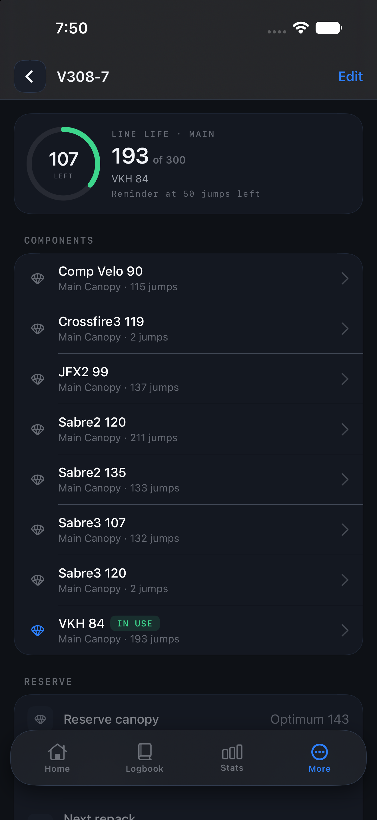 Skydive LogBook screenshot 10