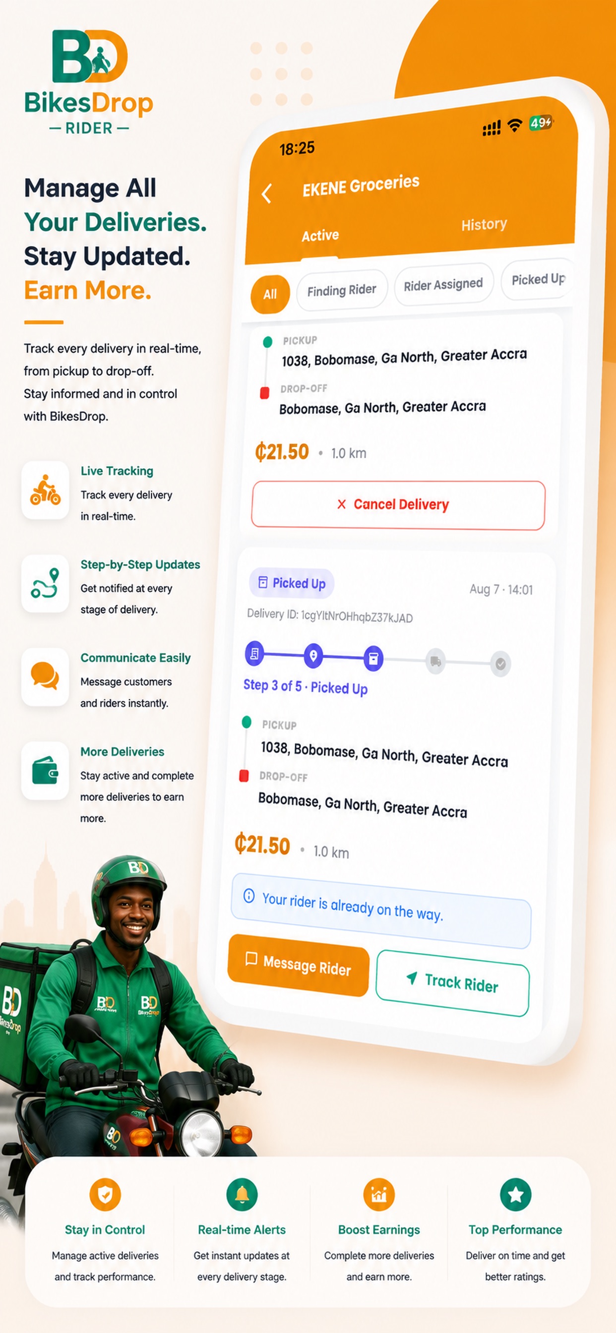 Screenshot 9 of BikesDrop Business