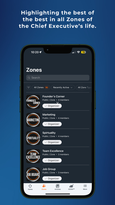 CEO Zones Screenshot