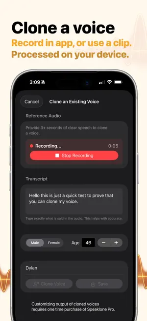 Speaklone screenshot 3