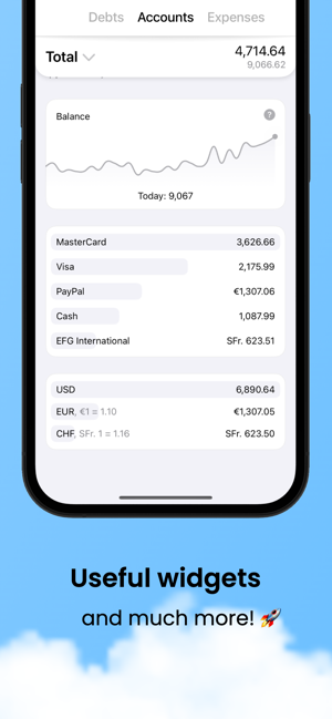 Captură de ecran Monetar - Expense Tracker