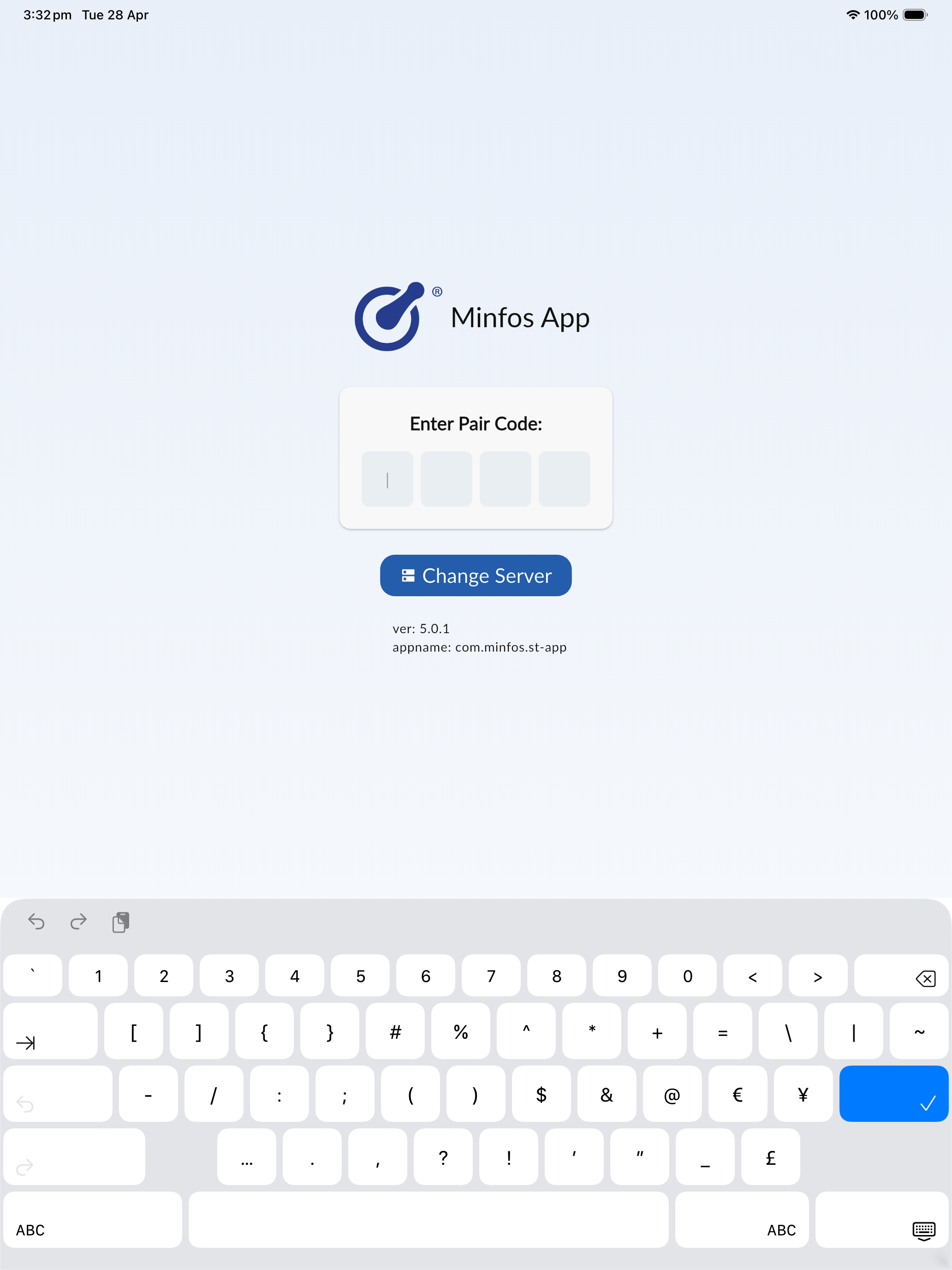 Minfos Stocking App