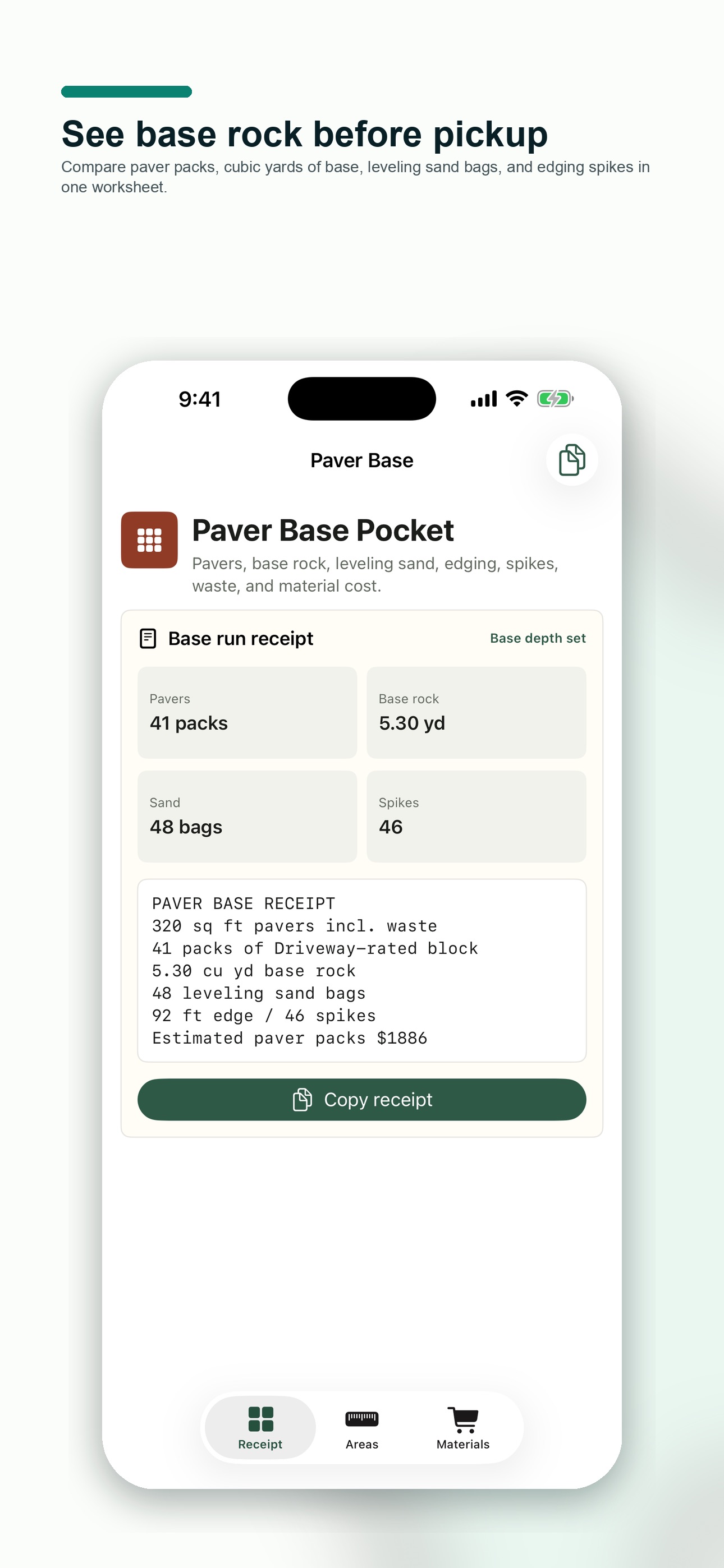 Screenshot 2 of Paver Base Pocket