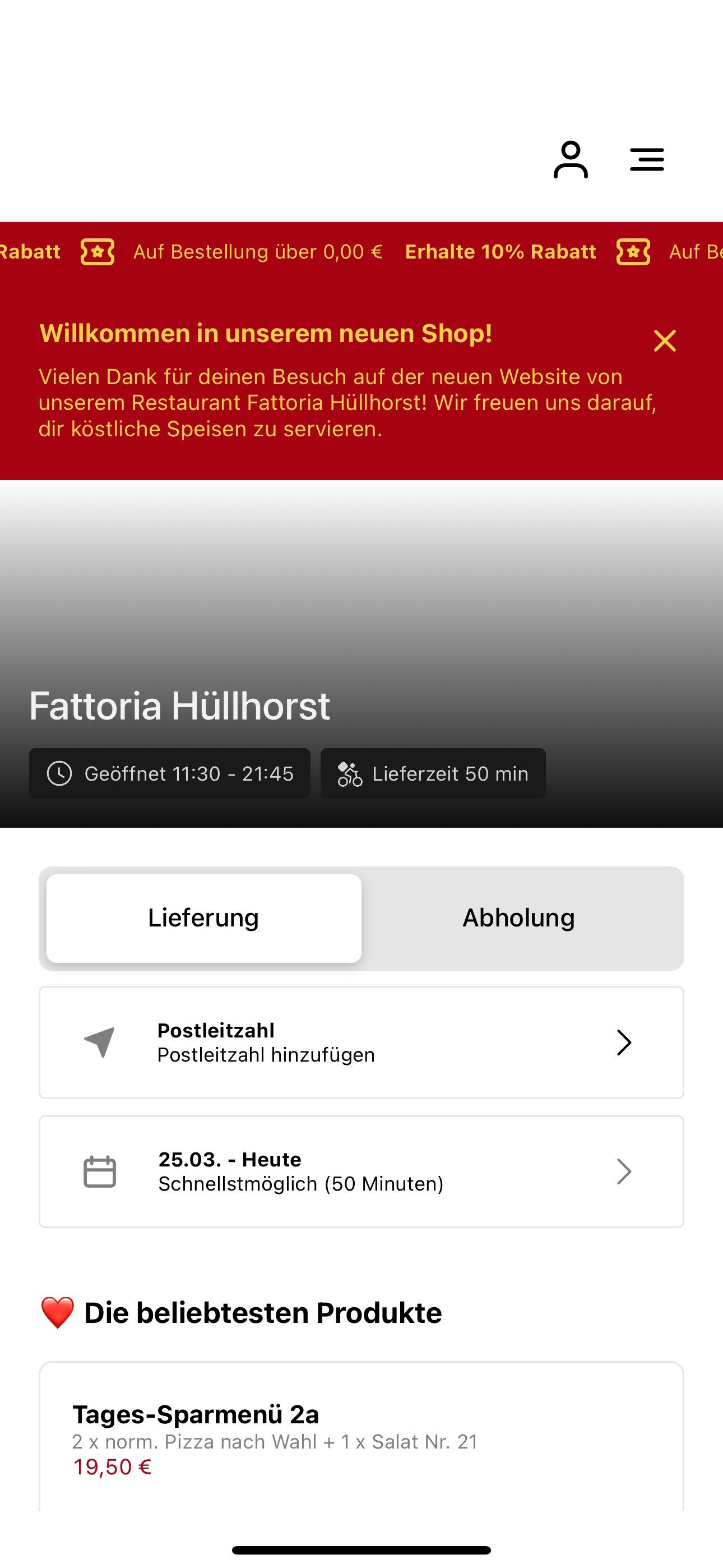 Fattoria  Lieferservice screenshot 3