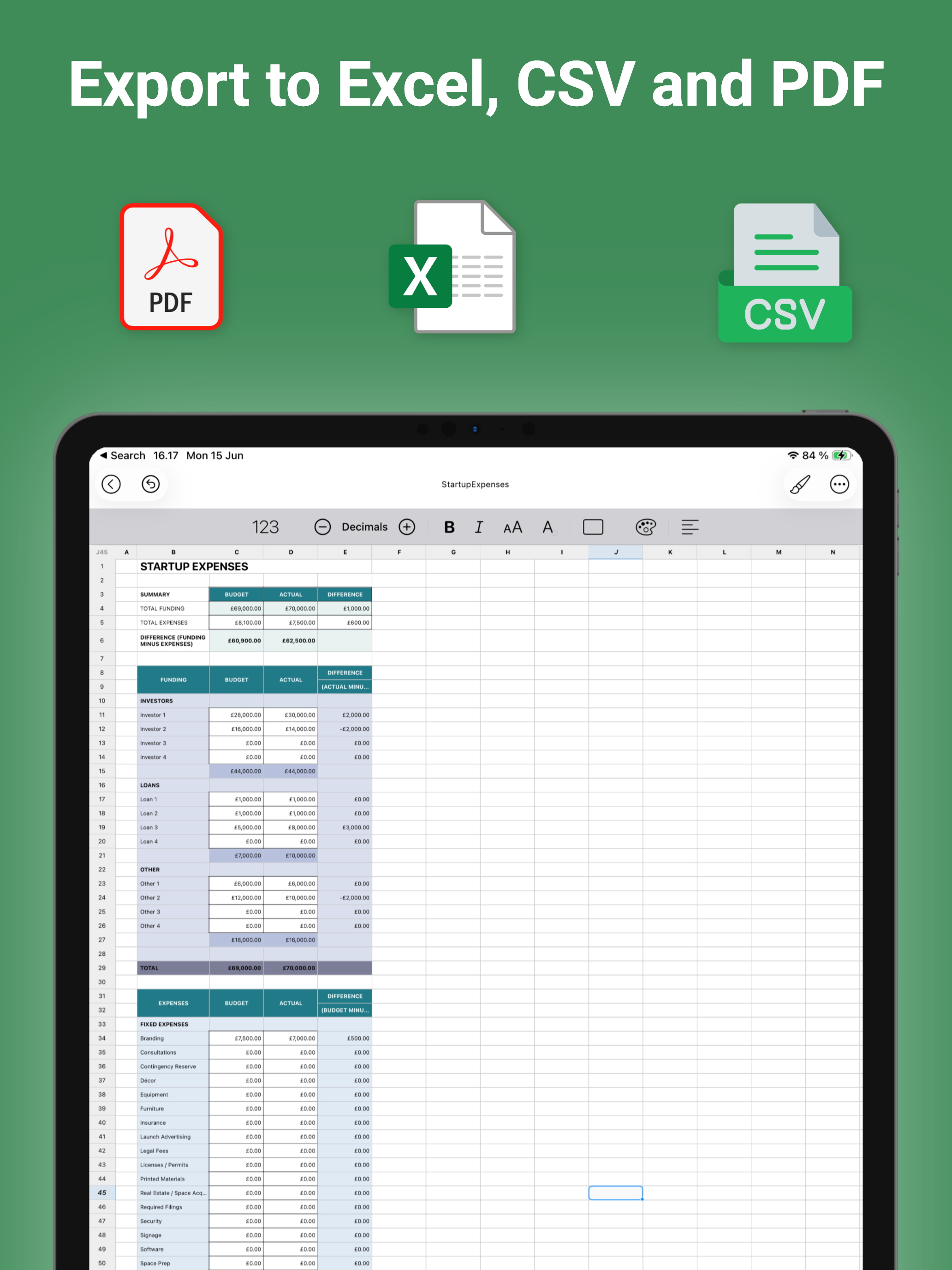 The Spreadsheet App - Sheets screenshot 18