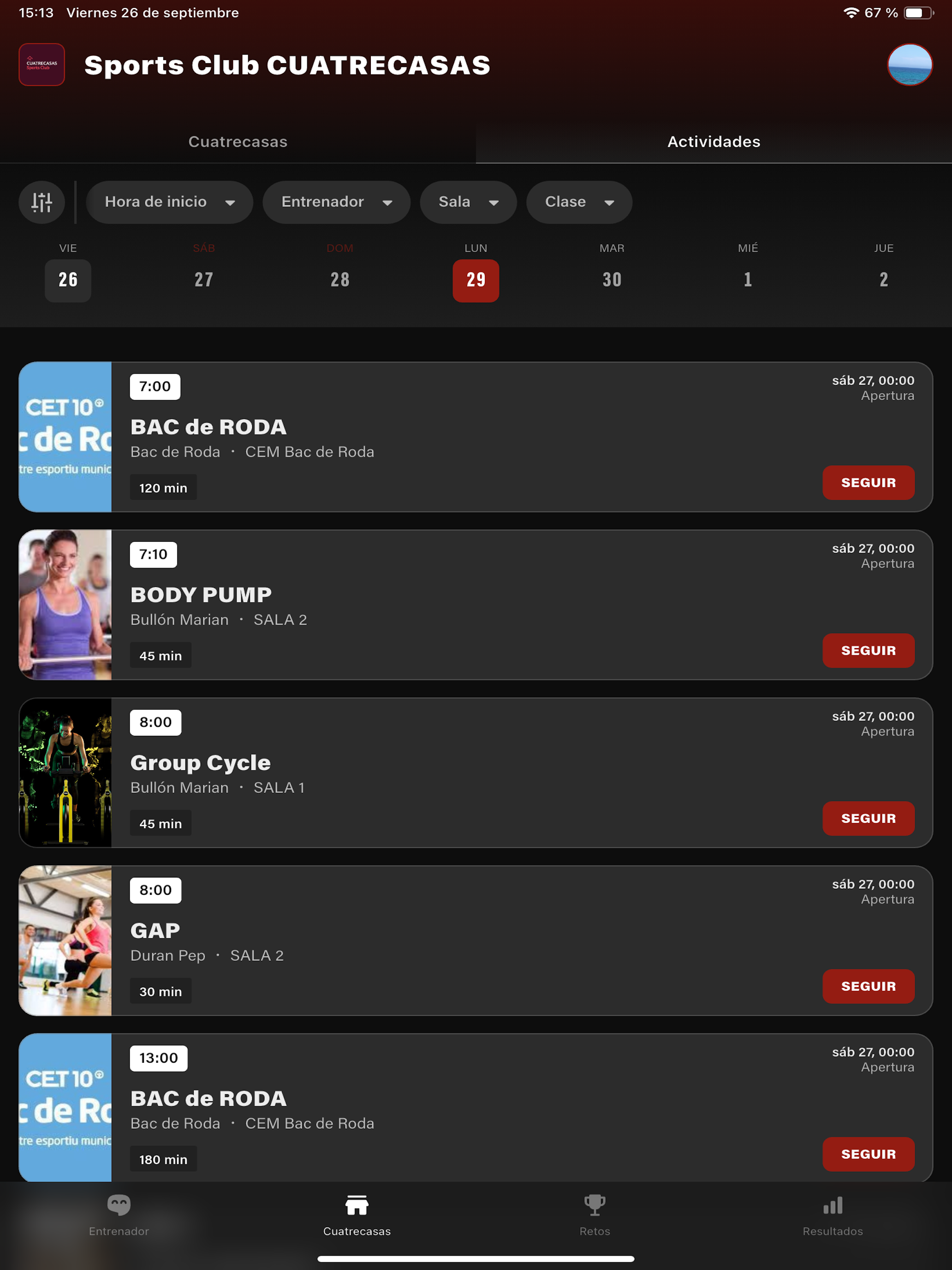 Sports Club Cuatrecasas screenshot 6