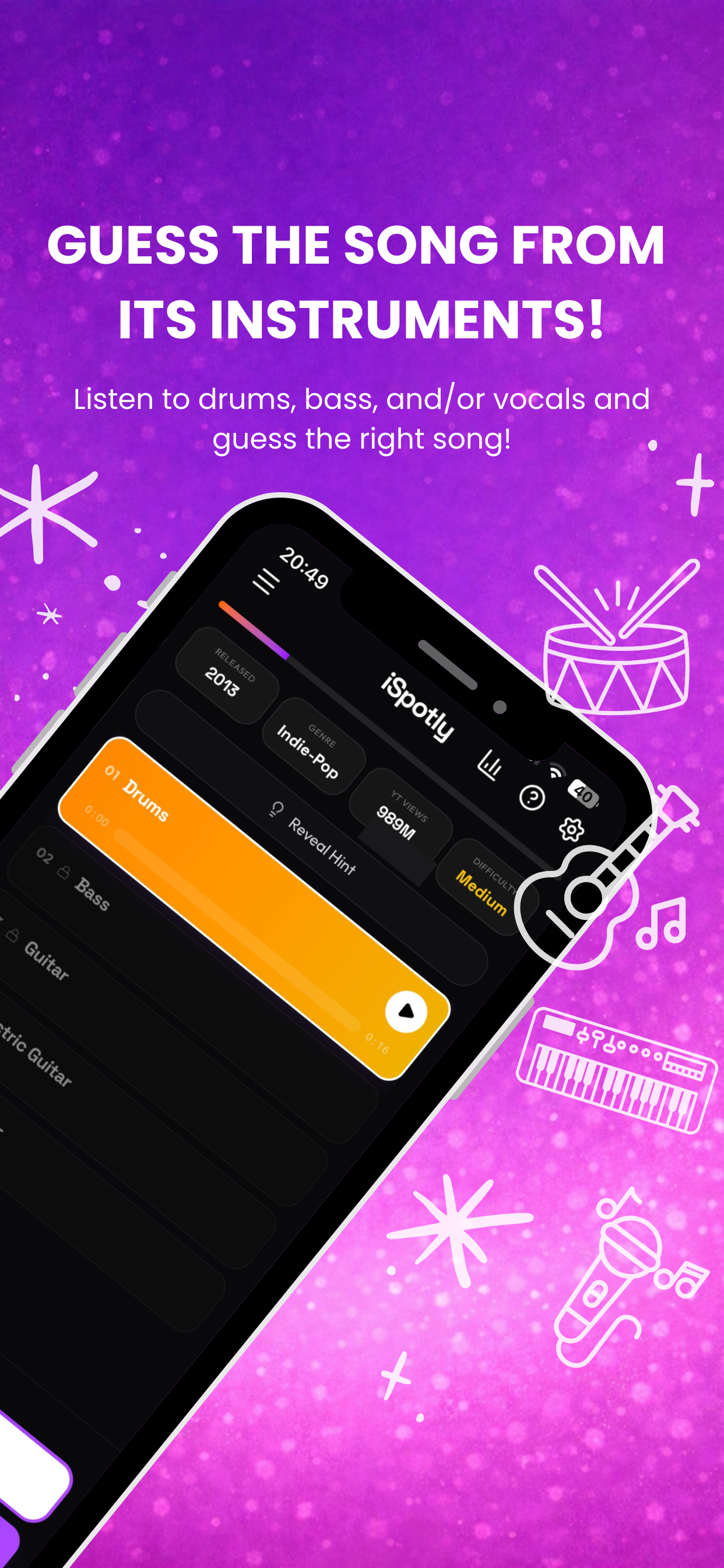iSpotly - Guess The Song