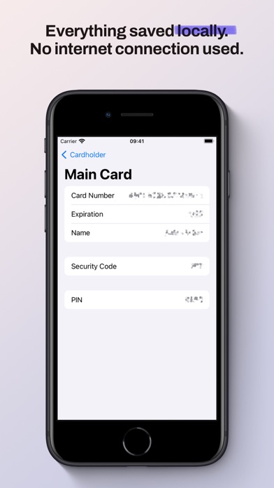 Screenshot 4 of Cardholder: All Cards, One App App