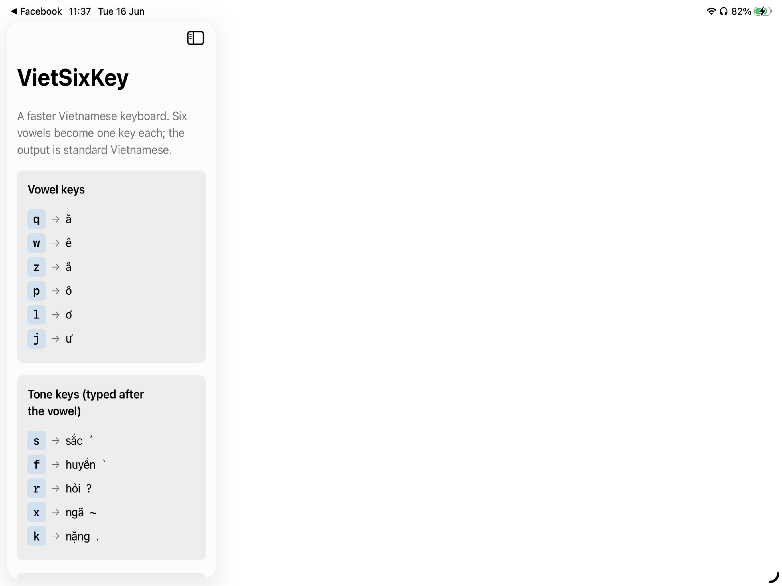 VietSixKey: Gõ Tiếng Việt screenshot 8