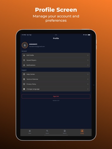 Roster Radar | Track Players iPad screenshot